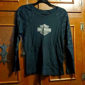 GUC Harley Davidson long sleeve top sz M